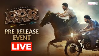 RRR Pre Release Event Live  Chennai  NTR Ram Charan Ajay Devgn Alia Bhatt  SS Rajamouli [upl. by Hildie]