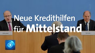 Bundesregierung will zusätzliche CoronaHilfen für den Mittelstand [upl. by Erny]