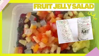 Fruits Jelly Salad  Summer Recipe [upl. by Johnstone]