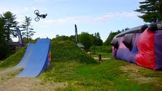 Slopestyle MTB training at Highland Mountain Bike Park [upl. by Nomled]