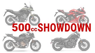 2022 HONDA CB500X vs CBR500R vs CB500F vs CMX500 specs test ride review  500cc SHOWDOWN [upl. by Foster]