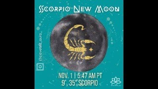 Scorpio New Moon Horoscope Nov 2024  elevated aura [upl. by Neeneg]