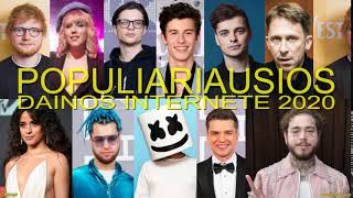 POPULIARIAUSIOS DAINOS INTERNETE 2020 [upl. by Ailefo]