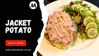 EASY BAKED POTATO RECIPE  JACKET POTATO  MAZADAAR [upl. by Rimhsak]