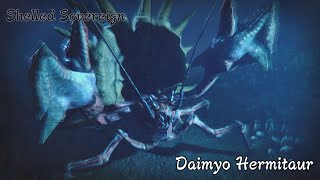 MHR Sunbreak  Daimyo Hermitaur Intro Ecology Cutscene [upl. by Eillas]