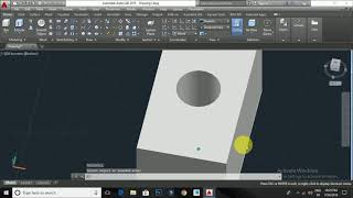 AutoCAD 3D Presspull Command Tamil [upl. by Rather869]