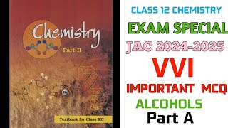 Chemistry Class 12Chapter Alcoholsphenolether MCQs with Explanation [upl. by Birgitta]