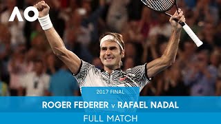 Roger Federer v Rafael Nadal Full Match  Australian Open 2017 Final [upl. by Eilarol]