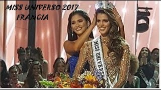 Miss universo 2017 Francia Ganadora del certamen France Vainqueur du concours [upl. by Pawsner]