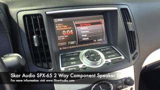 Skar Audio SPX65 High Performance 2Way Component Speaker System Demo [upl. by Bores]