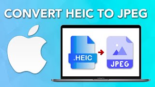 CONVERT HEIC to JPEG MAC  Quickly Convert with Mac Preview [upl. by Morocco]