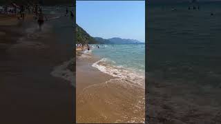 Beautiful Glyfada Beach Corfu traveltips travelinspiration travelguide [upl. by Arobed]