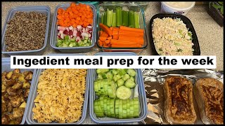 MEAL PREP  Ingredient prep for healthy flexible meals for Weight Loss  WW PointsCalories [upl. by Caniff]