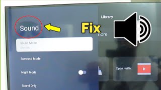 Sound not Working  on Android Smart Tv Acer [upl. by Nirroc]