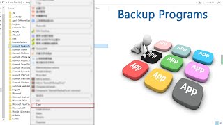 2 Ways How to Backup Installed Programs before Reinstalling Windows 1011 [upl. by Elraet219]