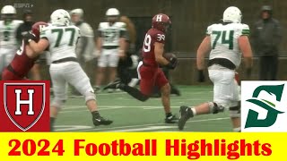 Stetson vs Harvard Football Game Highlights 9 21 2024 [upl. by Norword]