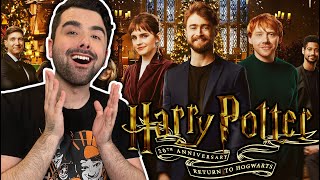 FIRST TIME WATCHING Harry Potter 20th Anniversary Return to Hogwarts REACTION [upl. by Tisman]