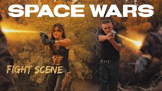 Space Wars Battle For Deepstar Movie  Fight Scene  Rachele Brooke Smith [upl. by Herrah620]