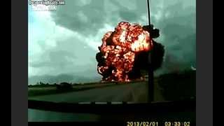 Raw Footage National Air Cargo Boeing 747400BCF Crash Afganistan HD 1080p [upl. by Ilera]