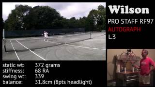 2016 Wilson Pro Staff RF97 Autograph Review amp Playtest [upl. by Nenad]