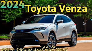 2024 Toyota Venza Interior Exterior Features and Price [upl. by Eenat883]