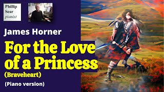 James Horner For the Love of a Princess piano version [upl. by Doowrehs]