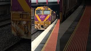 N471 with the final up Bairnsdale N class at Southern Cross [upl. by Lerrud]