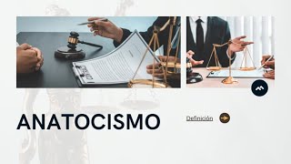 ANATOCISMO  VOCABULARIO JURÍDICO Y JUDICIAL  CONTACTO ABOGADO [upl. by Ariew]