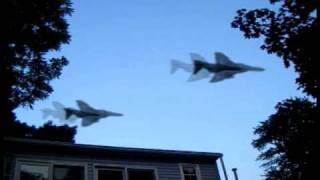 Jets Fly Over My House Cinema 4D After Effects [upl. by Carew]