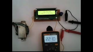 12f675 ile voltmetre amp 1530 Volt Güç kaynağı [upl. by Pepper]