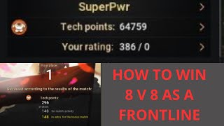 War Selection  Tutorial 8V8  How to Dominate FRONTLINE Commentary amp Visual Guide Pt11 [upl. by Nylrak]