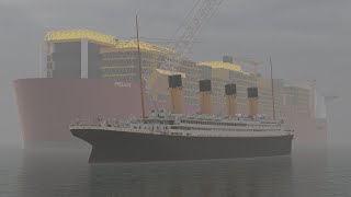 Titanic Meets Prelude FLNG [upl. by Anytsyrk951]