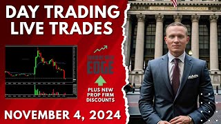 Live Day Trading  Letting Shares Ride  New Futures Prop Firm Discounts daytrade stocks [upl. by Dardani23]