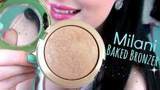 New Milani Baked Bronzers Review amp Swatches [upl. by Aamsa]