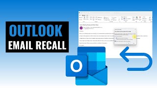 How to Recall Email in Outlook [upl. by Winstonn490]