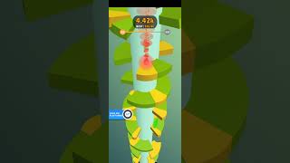 Helix game Ball gamesHelix jump game relaxing gaming helixjumpandroid challenge games noob [upl. by Braeunig]