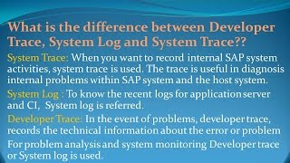 SAP Basis Interview Questions and Answers for freshers and experienced– Part 1 [upl. by Eduard]