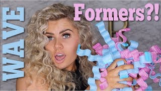 Wave Formers Review and Mini Tutorial On Naturally Straight Hair  Christene Renshaw [upl. by Trebmal]