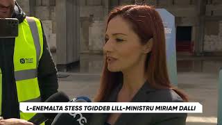 LEnemalta stess tgiddeb lillMinistru Miriam Dalli [upl. by Lardner33]