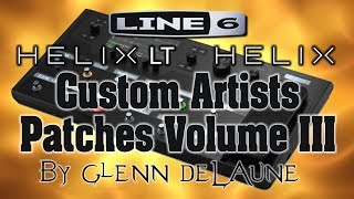 Line 6 HelixHelix LT Pearl Jam Patch demo  by Glenn Delaune [upl. by Lunn959]