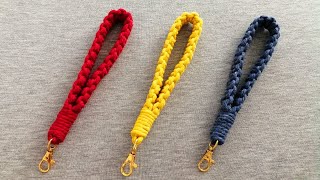 DIY como hacer LLAVEROS en MACRAMÉ muy FÁCIL  DIY Macrame Keychains [upl. by Auliffe]