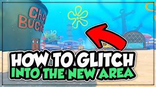 How to glitch into the next area spongebob sim [upl. by Anneirb]