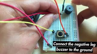 Arduino Tutorial 2 Button Buzzer [upl. by Nikolas981]