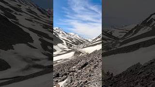 This Baralacha La pass is so beautiful what would be heaven beyond it viralvideo viralshorts [upl. by Simara]