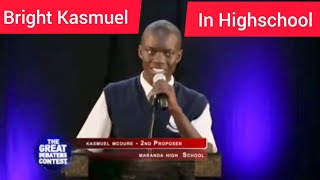 KASMUEL MCOURE S Impressive Highschool debating skills representing Maranda High [upl. by Adriena]