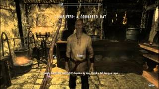 Skyrim Complete Playthrough Part 130  A Cornered Rat [upl. by Gertrud261]