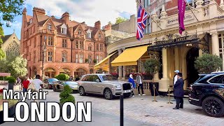 4K 🇬🇧 London Mayfair  Luxury Area  Posh Area New Bond St  Central  London Walk  Wealthy [upl. by Kcub]