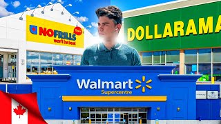 MELHORES MERCADOS DO CANADÁ 🇨🇦 WALMART NO FREELS DOLLARAMA 😂 [upl. by Eerpud216]