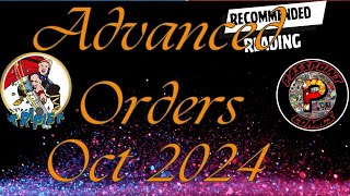 Advanced Orders for October 2024 We got the comic books youll need to order [upl. by Moran]