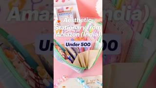 Aesthetic stationery from Amazon under 500 asthetic stationery astheticstationery amazon cute [upl. by Paderna]